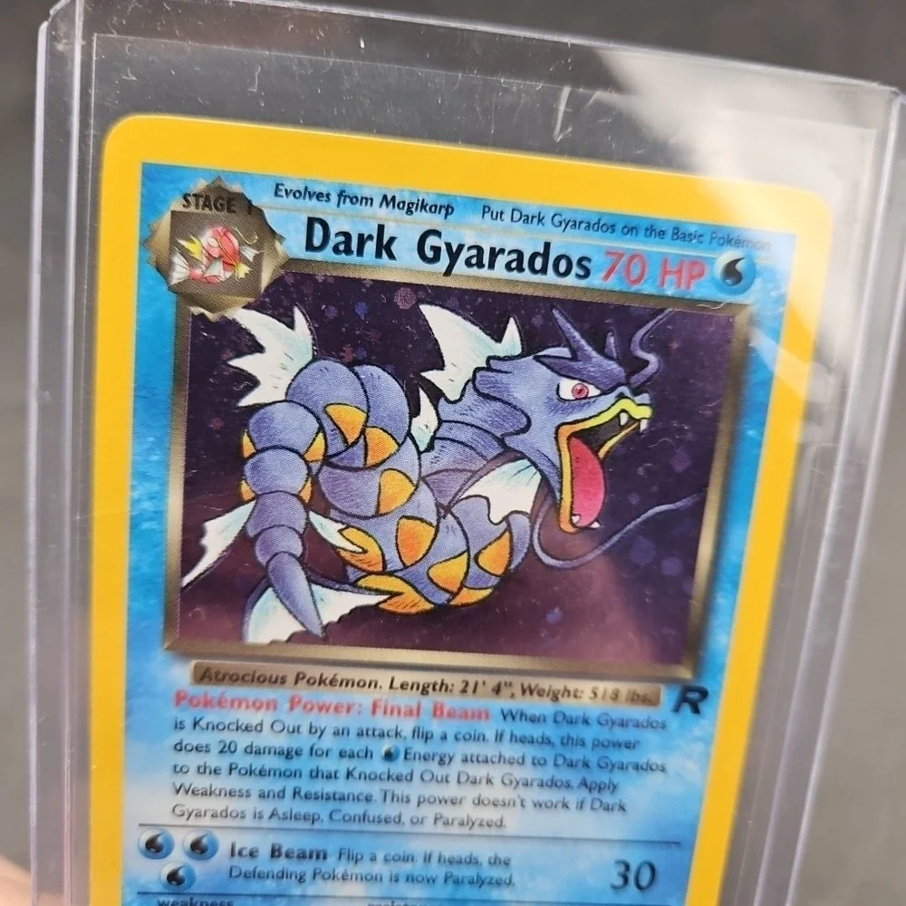 Pokémon Dark Gyarados Team Rocket Holo Rare 8/82 70 HP English TCG Card